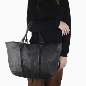 Zadig & Voltaire Leather Expandable Tote NWOT.